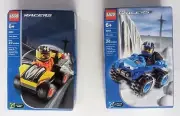 New Vtg Factory Sealed LEGO Racers: Track Racer(8360) and Off-Roader(8358) 2003