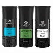Yardley London Gentleman Range Deo Body Spray Tripack(Classic + Urbane + Royale)