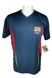 FC Barcelona Soccer Official Adult Poly Jersey P012 Rhinox -M