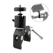 Aluminum 360° Super Clamp Mount Mini Ball Head For DSLR Camera Tripod Monitor c