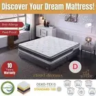 Cloud Dreams Double Size Pocket Spring Luxury Plush Top 28cm Mattress
