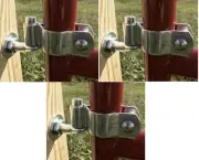 Co-Line 7120-175-KIT 1-3/4" 2 Count Livestock Gate Hinge Kit - Pack of 3 Kits