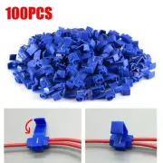 Effortless Wiring Solutions with 100Pcs Blue Electrical Cable Connectors