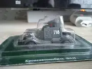 model FAI armored car (casting) 1:72 deagostini Russian tanks (metal+plastic)