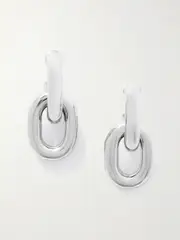 [RABANNE] RABANNE - Xl Link Silver-tone Earrings - One size One size Silver
