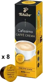 TCHIBO Cafissimo Caffe Crema Fine Aroma 8 x 10 capsules - 80 pieces