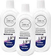 Floor Cleaning Solution, 1L/33.8 fl oz, 3-Pack, Compatible with Tineco iFLOOR Series/FLOOR ONE/S3/S5/S6/S7 Series Wet Dry Vacuum Robot, Multiple Surfaces Floor Cleaner Liquid Refill