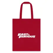 Fast And Furious Classic Logo White Tote Bag