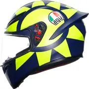 AGV K1 S Soleluna 2018, full face helmet , color: Matt Dark Blue/Neon-Yellow , size: XL