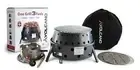 Volcano Grills 3-Fuel Portable Camping Stove/Fire Pit, Charcoal, Collapses Do...