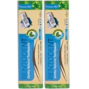 Bentodent Toothpaste - Natural Toothpaste For Entire Family 100*2-200 gm