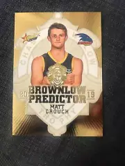 2019 AFL Select Footy Stars Brownlow Gold Predictor MATT CROUCH BP1 205/225