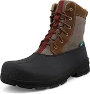 [Twisted X] Men's 8" Lace Up Rubber Work Boots, Round Toe Nano Toe