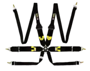 Monza Racing Harness 6 Point 2in 3in Straps Rotary Buckle Fia Cams Approval