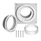 Dryer Vent Wall Plate with Hose(4 Inch 8 Feet), Lock Dryer Vent Connector2341