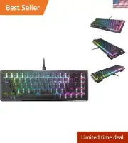 Vulcan II Mini 65% Optical Gaming Keyboard - Customizable RGB Illumination, D...
