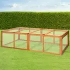 Xl Chicken Coop Rabbit Hutch 180Cm Wooden House With Run