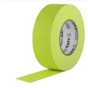Pro Tapes Neon Pro Gaffer Tape Fluorescent Yellow 2" x 50 yds.