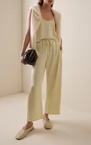 [Leset] Barb Cropped Drawstring Pants