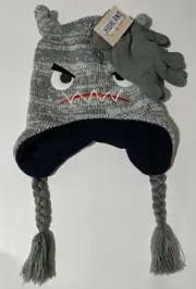 Highland Originals Grey Boy's Hat & Glove Set OSFM