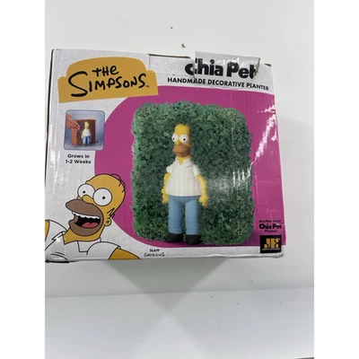 Homer Simpson Chia Pet 2024 The Simpsons Hedge Meme Decorative Planter New