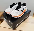 Under Armour Men's Sz 9.5 UA Charged Assert 10 Running Shoe White Black 3026175