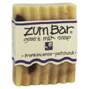 Indigo Wild Zum Bar Goat's Milk Soap Frankincense-Patchouli, 3 Ounces