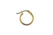 Gents 14mm Creole Earring Solid 9ct Gold