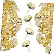 TEMPNAP 300Pcs Vintage Iron Upholstery Tacks Decorative Nails for Furniture Retro Push Pins for Sofas Crafting Accessories for Home Decor and Upholstery Projects