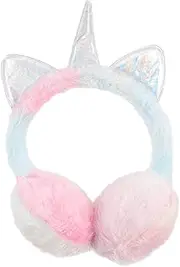 [BESPORTBLE] Lovely Unicorn Horn Ear Muffs for Girls Soft Plush Earmuffs Winter Ear Protectors Comfortable