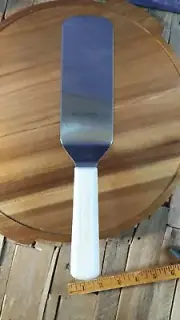Dexter TRIMARK USA 8X3 Spatula Turner Stainless Semi Flex White Handle