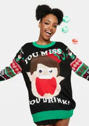 Drink Drank Drunk Christmas Sweater