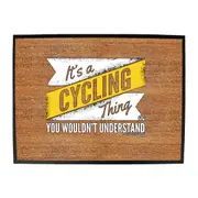 Rltw Its A Cycling Thing - Funny Novelty Doormat Man Cave Floor mat