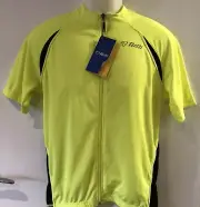 Netti Cycling Bike Jersey Yellow New with Tags Size Medium