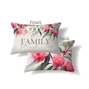 Country Cushion Native Florals Family Filled 30x50cm Inc Insert