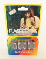 Technicolor Flashcubes 3 Cubes 12 Flashes Full-Vue Color Snapshots 35200 P20 872