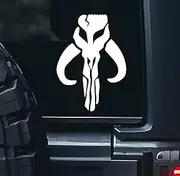 VALIANT COLLECTIONS – Bounty Hunter Mandalorian Stickers–Vinyl Decal for Car & Van – Indoor & Outdoor use for Long Lasting – Waterproof Stickers for Waterbottle – Removable Sticker for Mirror– VC 371