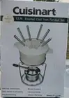 Cuisinart 1.5qt Cast Iron Fondue Maker - Hearth & Hand with Magnolia Cream
