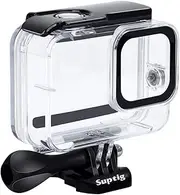 Suptig Waterproof Case Protective Housing Compatible for GoPro Hero 8 Black Waterproof 196ft (60 Meters)