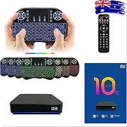 微xin EV 10S TV Box + Free 7 Colour Backlit Keyboard - Wi-Fi & Bluetooth - 4K UHD - 32GB Storage - 2GB RAM - Android 10.0 - Free 1 Year Warranty