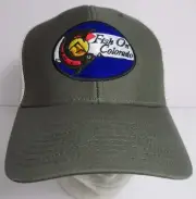 Fish On Colorado Hat Fly Fishing Guides Trucker USA Embroidery Cap