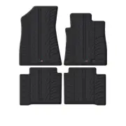 TRAVALL All Weather Floor Mats for Kia Niro (2020- ) Premium Black Rubber Set