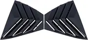 Auto Accessories Side Vent Window Louvers Rear Quarter Spoiler Decor Panel Cover Trim Compatible for Nissan Sentra Compatible for Sylphy 2020-2024(Shiny Black Style)