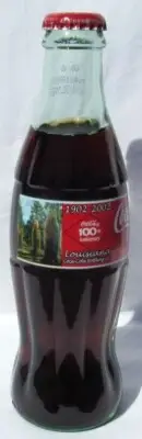 Louisiana Coca-Cola Bottling 100th Anniversary 1902 - 2002 Coke Bottle