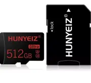 512GB Memory Card Class 10 Micro SD, For camera, ph, GPS, MP3, PDAs