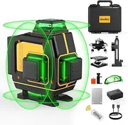 SAVSEC SV-Y04CG Laser Level, 4 x 360 Cross Line Laser