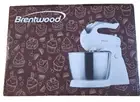 Brentwood SM-1152 5-Speed Stand Mixer W/ Bowl, White