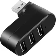 USB Multiport - USB Hub for Laptop | 3-Port USB 2.0 Hub | USB Splitter 3 Port | Safe USB Multiport Adapter | Portable USB Hubs for Cell Phones Digital Cameras HD Cameras