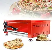 Home Electric Pizza Oven, Countertop Pizza Maker, Stainless Steel Pizza Maker Table Top Pizza Cooker, Heats up to 300℃, Easy to Clean Suitable for Commercial Kitchens