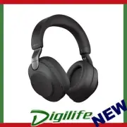 Jabra Evolve2 85 MS Stereo Black Link 380 USB-A ANC Bluetooth Headset, 10-Microp